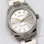 31mm Swiss Grade Replica Rolex Oyster Perpetual Watch SS Silver Dial